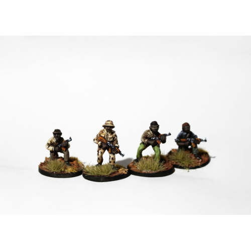 African Irregulars with AK African Irregulars with AK