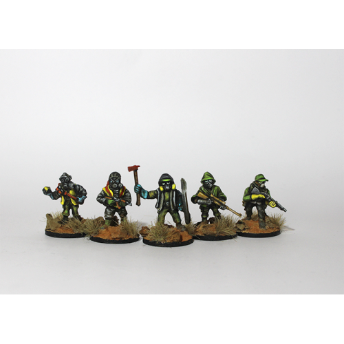 Post-Apocalyptic Gangsters in Gas Masks Post-Apocalyptic Gangsters in Gas Masks