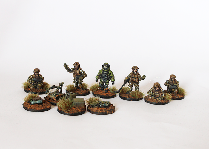 EOD Team with IEDs