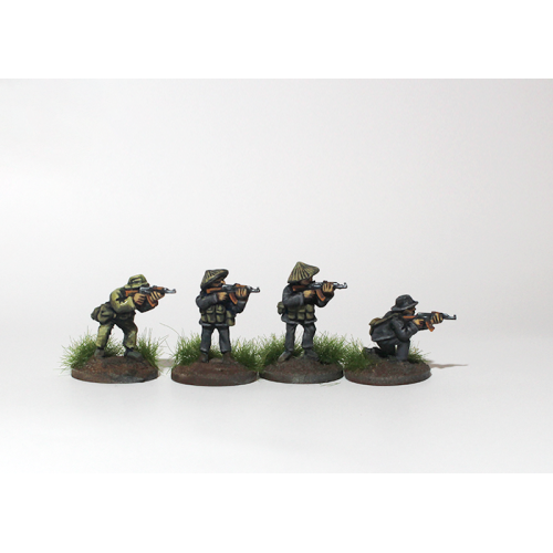 Vietcong with AK - Firing Vietcong with AK - Firing